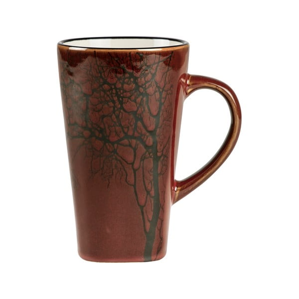 Iš akmens masės puodelis raudonos spalvos 500 ml Hela – Villa Collection