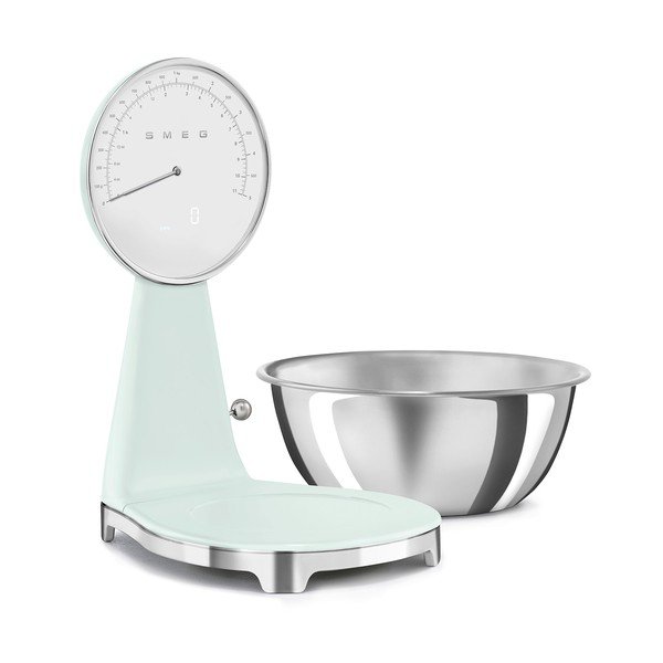 Šviesiai žalios spalvos iš plastiko skaitmeninė virtuvinės svarstyklės – SMEG-image-3