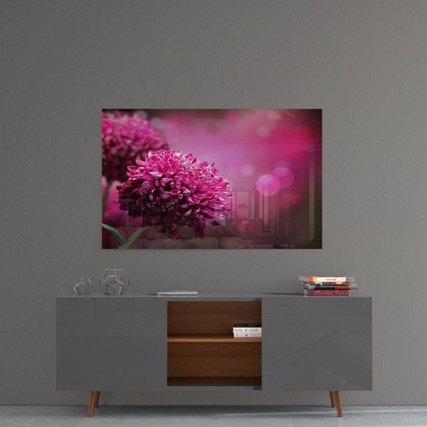 Paveikslas ant stiklo Insigne Flower II-image-1