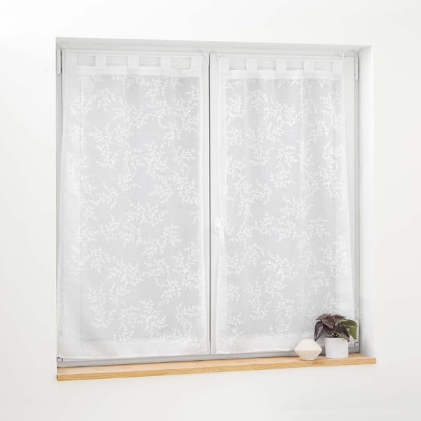 Permatomos užuolaidos baltos spalvos 2 vnt. 60x120 cm Karla – douceur d'intérieur-image-2