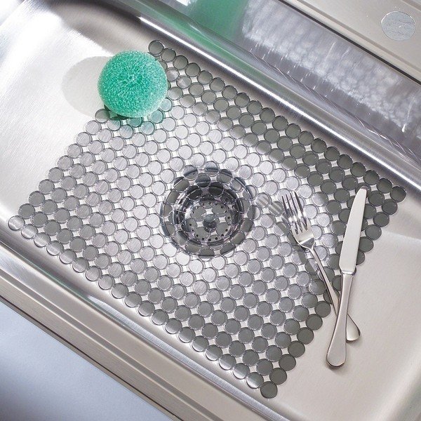 Neslystantis kilimėlis į kriauklę iDesign Orbz, 30,5 x 40,5 cm-image-2