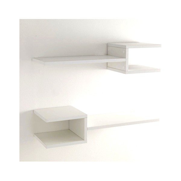 2 baltų lentynų rinkinys "Tomasucci Diapason-image-2
