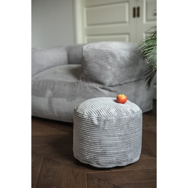 Violetinės spalvos iš kordinio velveto sėdmaišis Mini – SLOWDOWN-image-4