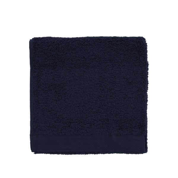 Tamsiai mėlynos spalvos iš frote audinio iš medvilnės rankšluostis 40x60 cm Comfort – Södahl