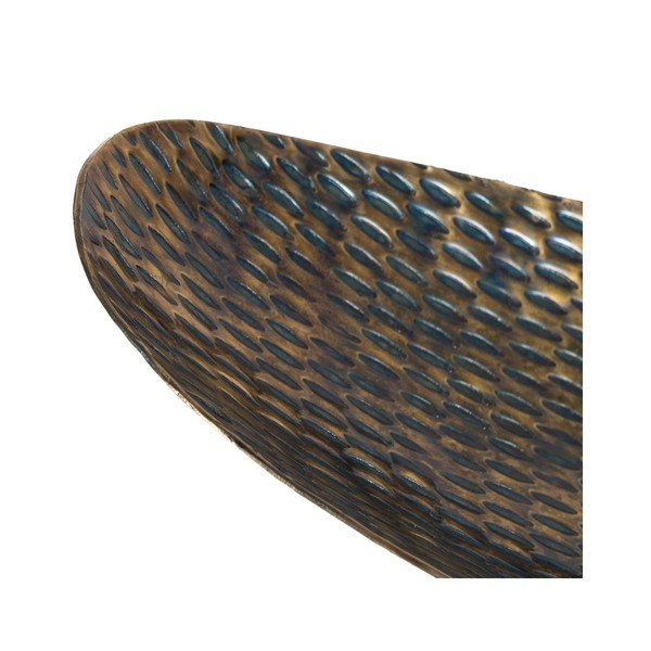Iš metalo dekoratyvinis padėklas 48x16 cm Bronze – Ixia-image-1