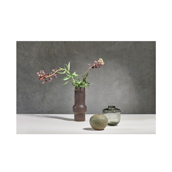 Tamsiai ruda molinė vaza Villa Collection Rost, aukštis 30,5 cm-image-1