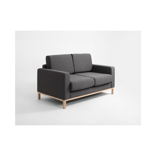 Antracito pilkos spalvos dvivietė sofa "Custom Form Scandic-image-1