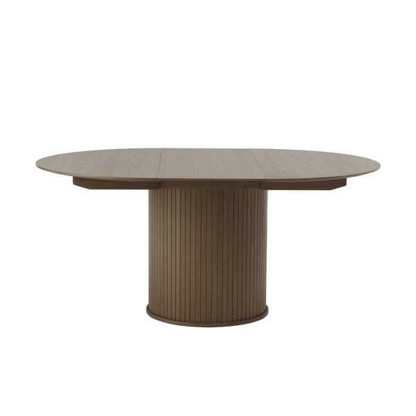 Apvalios formos prailginamas valgomojo stalas ø 120 cm Nola – Unique Furniture-image-2