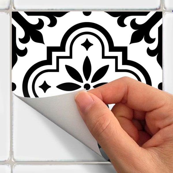 30 sieninių lipdukų rinkinys Ambiance Decal Tiles Azulejos Rosario, 10 x 10 cm-image-2