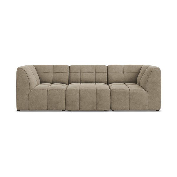 Rudos spalvos sofa iš velveto 255 cm Aloha – Makamii-image-2