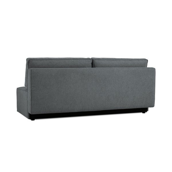 Tamsiai pilkos spalvos sulankstoma/su sandėliavimo vieta sofa 202 cm Dora – Scandic-image-3