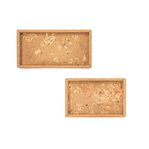 Padėklas iš kamštinio pluošto  14.5x22.5 cm Querco – ZicZac-image-1