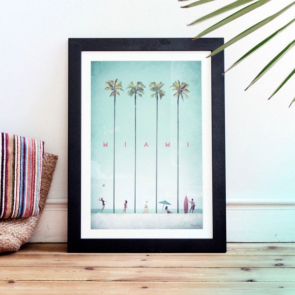 Plakatas Travelposter Miami, 30 x 40 cm-image-1