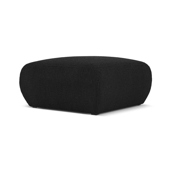 Pufas juodos spalvos iš boucle Molino – Micadoni Home-image-1