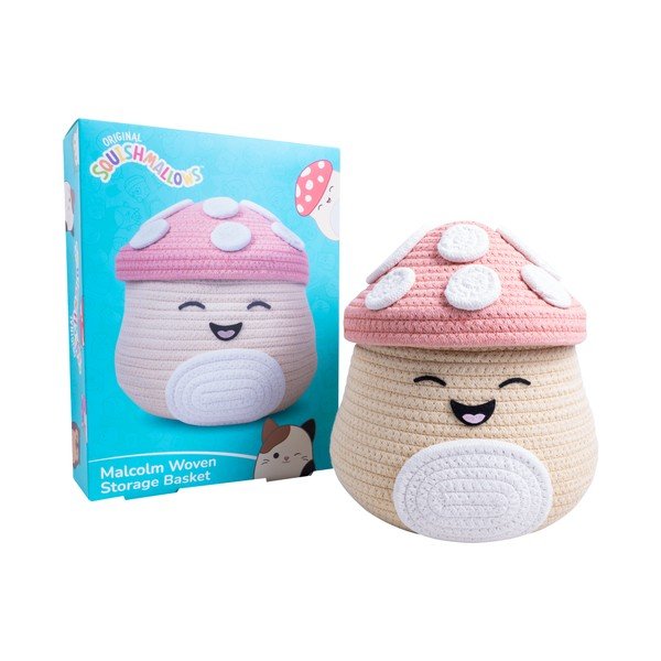 Smėlio spalvos iš tekstilės vaikiškas krepšys ø 23x22 cm Fizz Malcolm – SQUISHMALLOWS-image-3