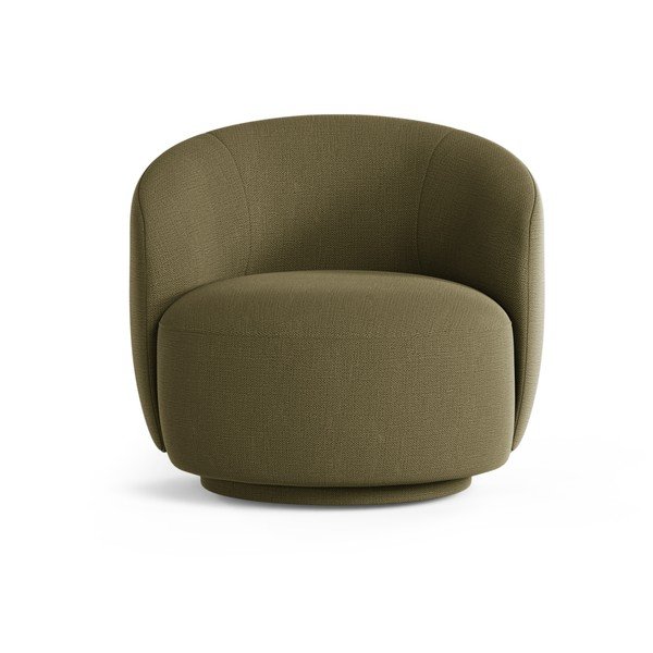 Žalios spalvos pasukamas krėslas Letizia – Micadoni -image-1