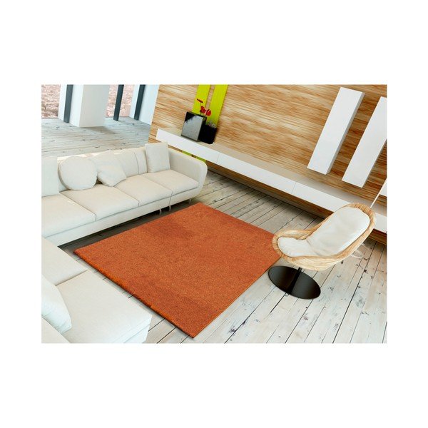 Oranžinis kilimas Universal Velour Liso Orange, 57 x 110 cm-image-1