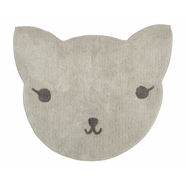 "Nattiot" medvilninis kilimas katės formos, 85 x 100 cm