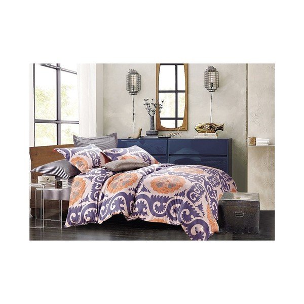 Medvilninė viengulė patalynė DecoKing Marocco, 135 x 200 cm-image-1