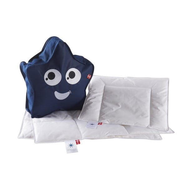 Iš plunksnų antklodė ir užpildas žiemos sezonui su vaikiška antklode 67x100 cm Capella Baby – Universe of Sleeping-image-1