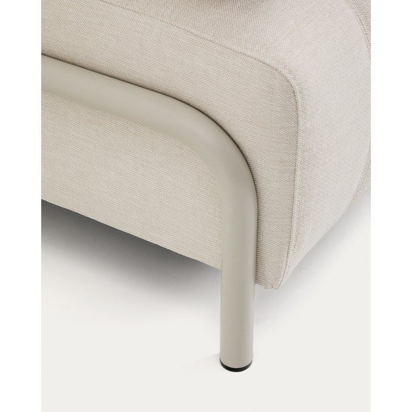 Smėlio spalvos sofa iš šenilinio audinio 200 cm Compo – Kave Home-image-1