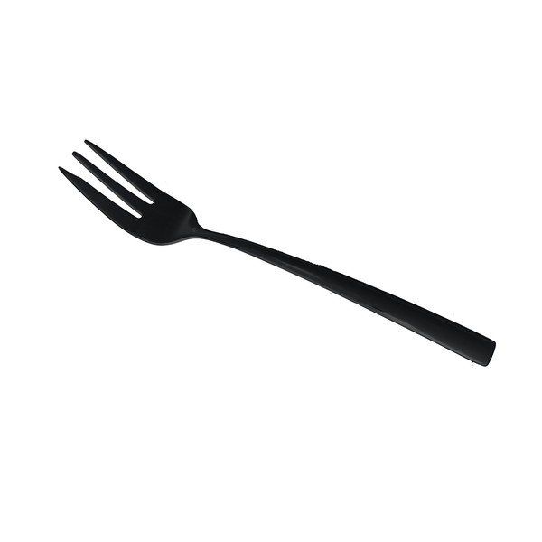 Juodos spalvos desertinių šakučių rinkinys iš nerūdijančio plieno 2 vnt. Black – Orion-image-3