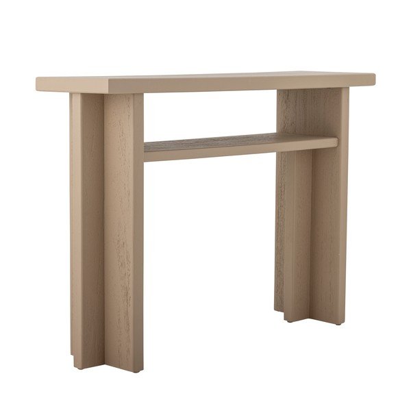 Natūralios spalvos iš kėnio masyvo konsolinis staliukas 32x110 cm Cupa – Bloomingville-image-2