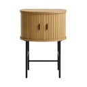 Natūralios spalvos naktinis staliukas Nola – Unique Furniture