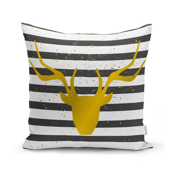 Pagalvės užvalkalas Minimalist Cushion Covers Striped Reindeer, 42 x 42 cm