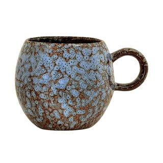 Mėlynai rudas keraminis puodelis Bloomingville Paula, 275 ml