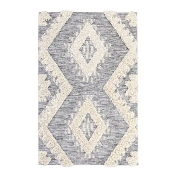 Pilkas kilimas Mint Rugs Handira Indijos, 170 x 115 cm