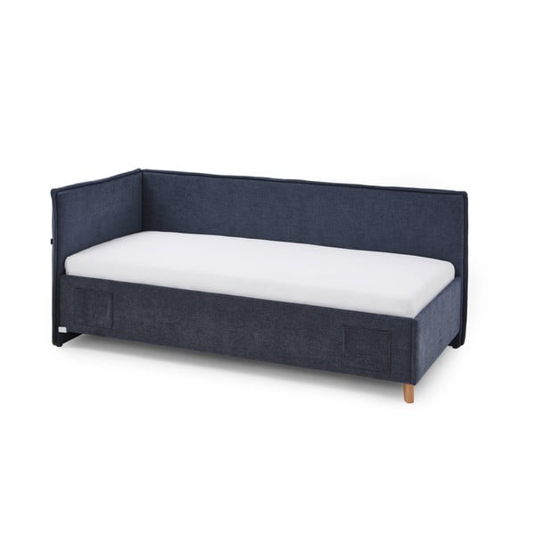 Vaikiška lova tamsiai mėlynos spalvos su sandėliavimo vieta 90x200 cm Fun – Meise Möbel