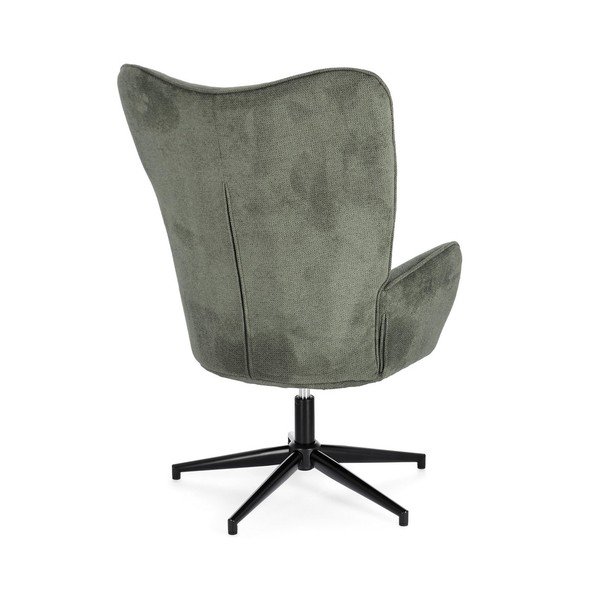 Žalios spalvos pasukamas krėslas Inas – Bizzotto-image-4