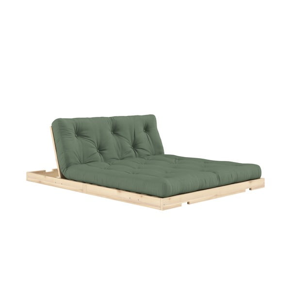 Žalios spalvos sulankstoma sofa 145 cm Flip – Karup Design-image-4