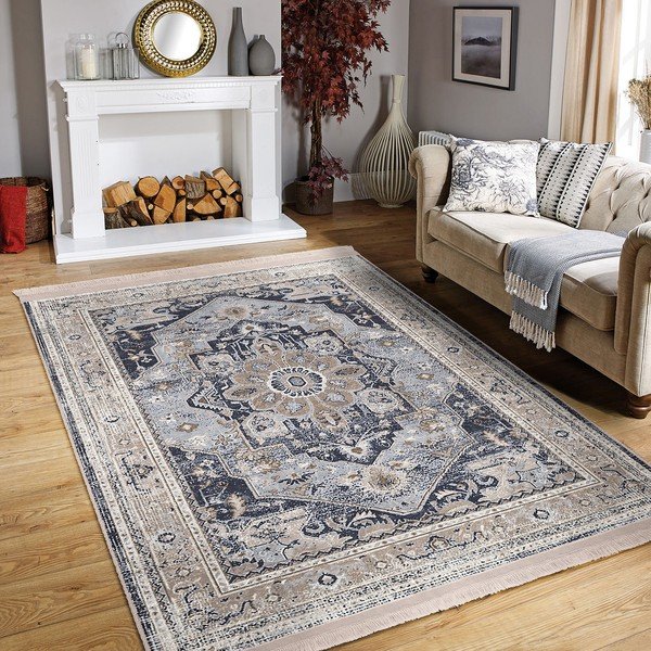Pilkas kiliminis takelis 80x200 cm - Mila Home-image-1