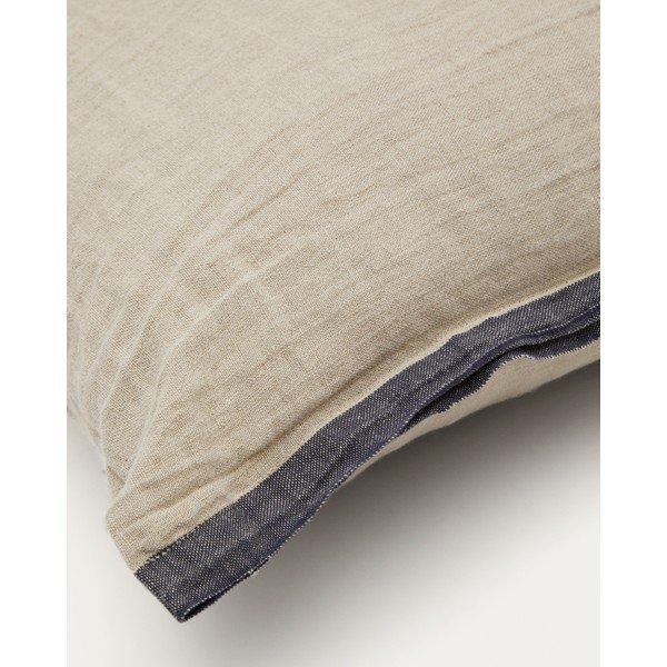 Iš lino dekoratyvinis pagalvės užvalkalas 50x50 cm Suerta – Kave Home-image-4