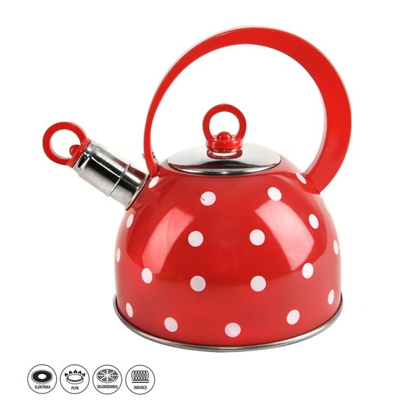 Nerūdijančio plieno arbatinukas su atlenkiamu švilpuku "Orion Karin", 1,8 l-image-1