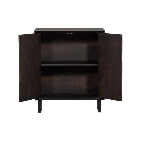 Spintelė iš mango masyvo tamsiai rudos spalvos 80x95 cm Til – Basiclabel -image-4