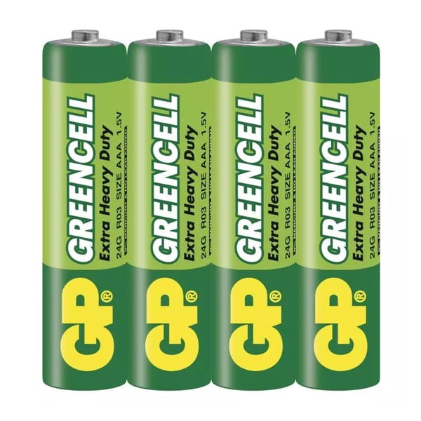 AAA baterijos 4 vnt. GREENCELL – EMOS