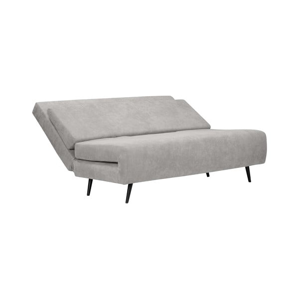 Sulankstoma sofa šviesiai pilkos spalvos 87 cm Mallory – Støraa-image-1