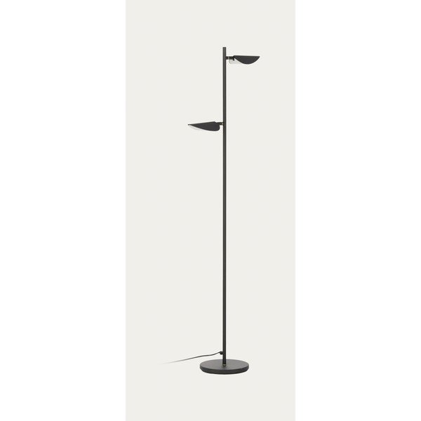 Juodos spalvos pastatomas šviestuvas LED (aukštis 150 cm) Veleira – Kave Home-image-4
