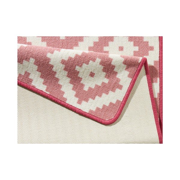 Rožinis virtuvės kilimas Hanse Home Loop Diamond, 67 x 180 cm-image-3