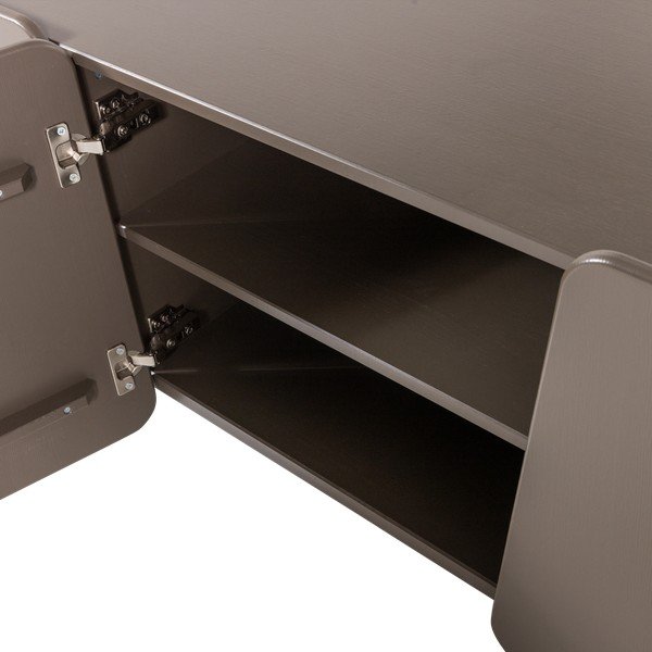 Rudos spalvos iš pušies masyvo TV spintelė 200x58x45 cm Root – WOOOD-image-4
