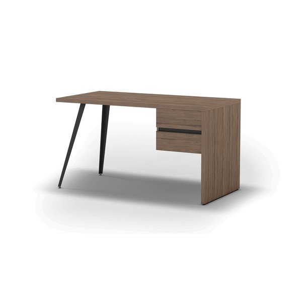 Darbo stalas iš graikinio riešuto 69x136 cm Rio2 - Marckeric-image-3