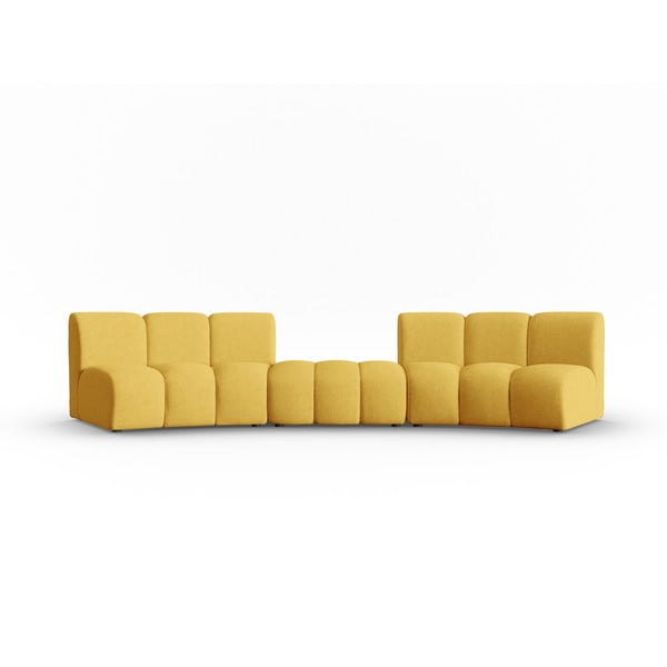 Sofa geltonos spalvos 367 cm Lupine – Micadoni Home