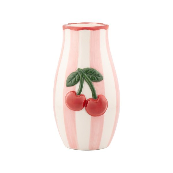 Iš dolomito  dažyta rankomis vaza Cherry – Sass & Belle