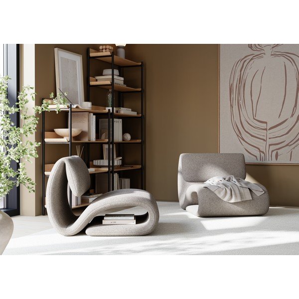 Smėlio spalvos krėslas DAN-FORM Denmark Dubna-image-1