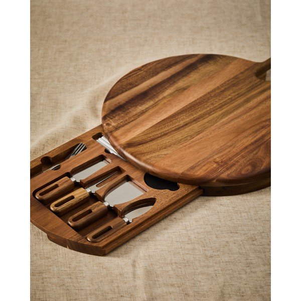 Sūriui iš medienos pjaustymo lentelė 46 x 36 cm Blera – Kave Home-image-1