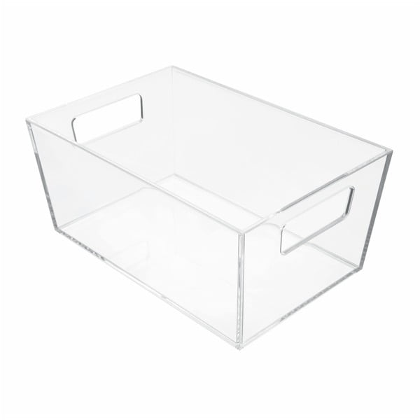 Dėžutė iDesign Clarity, 22,8 x 15,2 cm