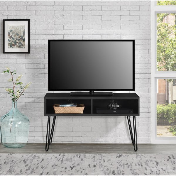 TV spintelė tamsiai pilkos spalvos iš ąžuolo 107x63 cm Owen – Støraa-image-3